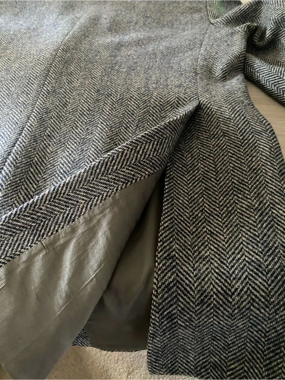 Quiet luxury classic tailored Vintage Scottish wool blazer 46L made in USA